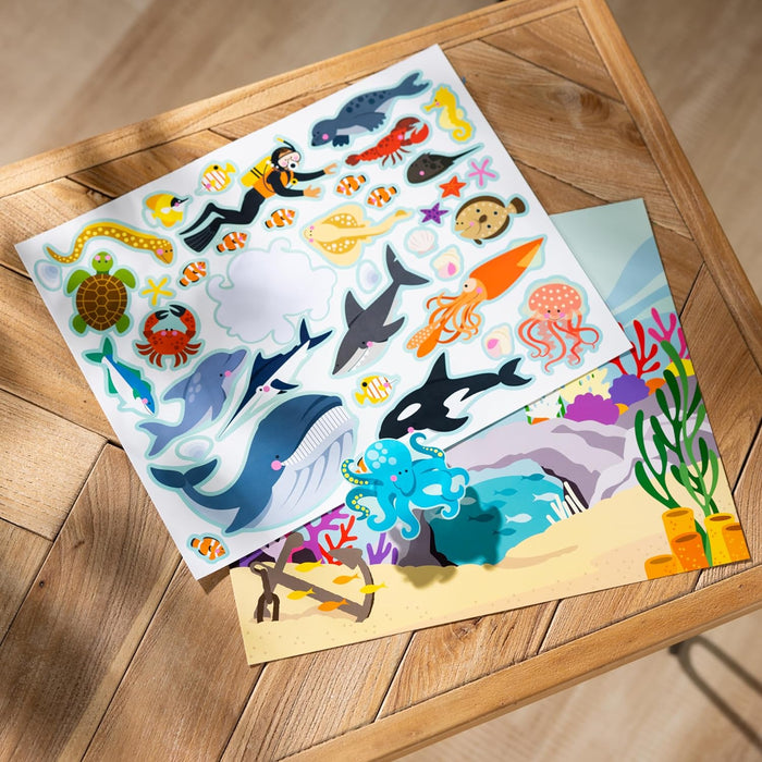 Melissa & Doug Reusable Sticker Pad: Habitats - 150+ Reusable Stickers