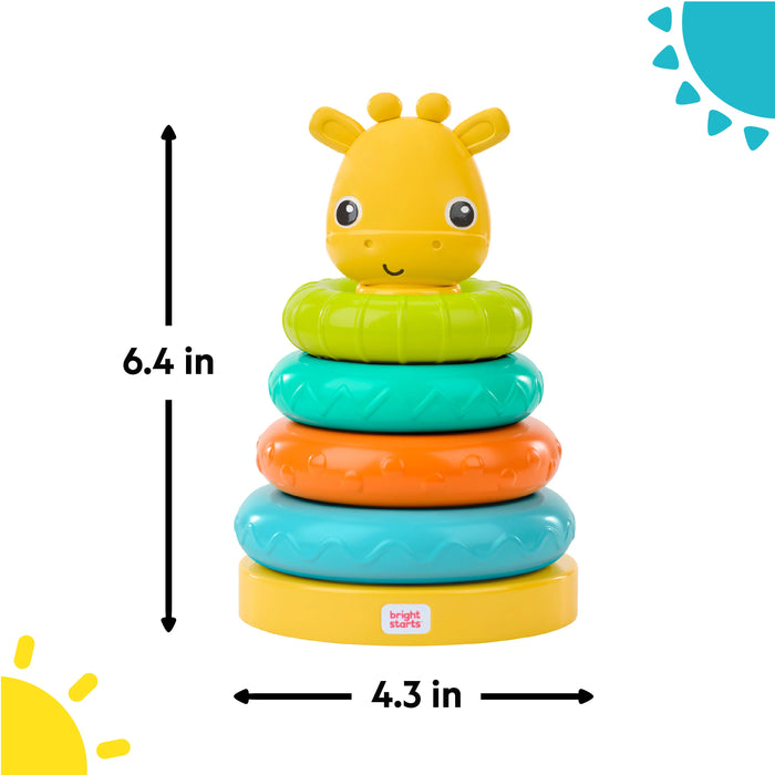 Bright Starts Giraffe Tower Stacking Toy
