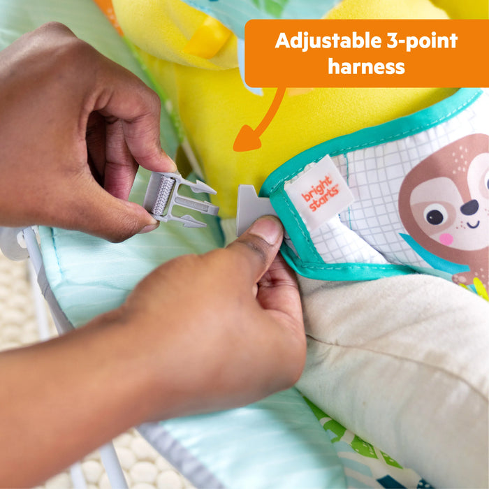 Bright Starts Wild Wonders Vibrating Baby Bouncer