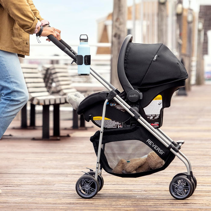 Evenflo Reversi Lightweight Reversible Stroller - Altair Black - Preggy Plus