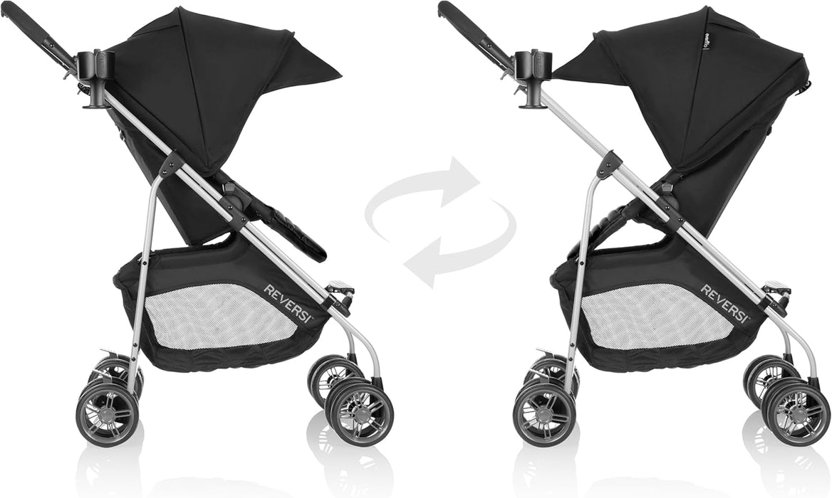 Evenflo Reversi Lightweight Reversible Stroller - Altair Black - Preggy Plus