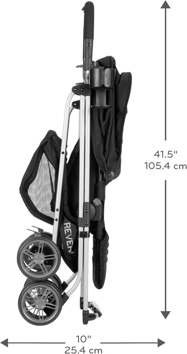 Evenflo Reversi Lightweight Reversible Stroller - Altair Black - Preggy Plus