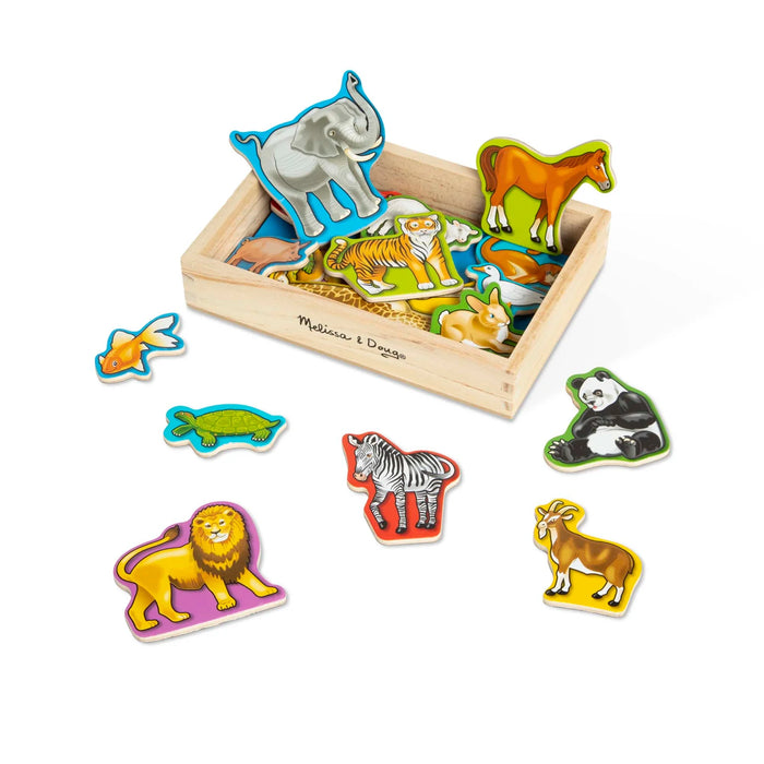 Melissa & Doug Wooden Animal Magnets