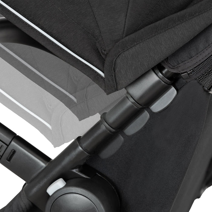 Evenflo Pivot Xpand Travel System with LiteMax Infant Car Seat - Ayrshire Black - Preggy Plus