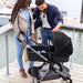 Evenflo Pivot Xpand Travel System with LiteMax Infant Car Seat - Ayrshire Black - Preggy Plus