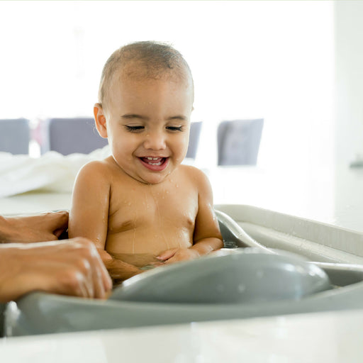 The First Years Sure Comfort Renewed Baby Bathtub - Grey - Preggy Plus