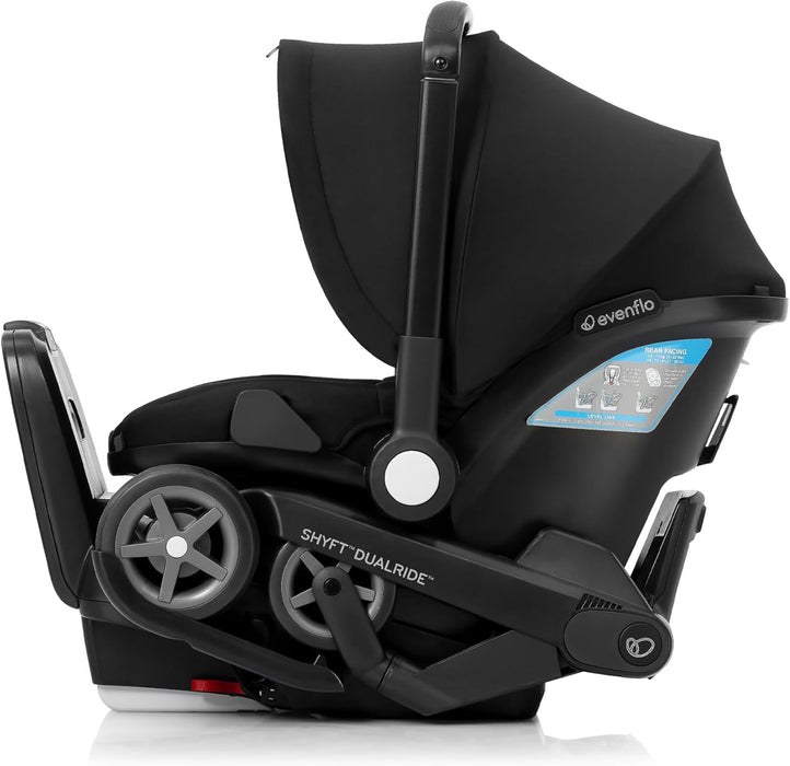 Evenflo Shyft DualRide Infant Car Seat Stroller Combo - Beaufort - Preggy Plus