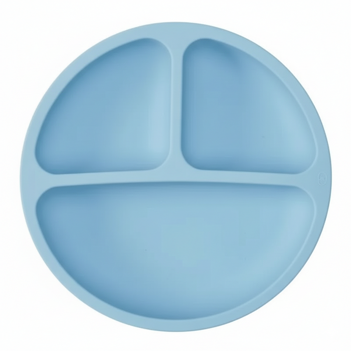 Buba Silicone Plate with Suction Cup - Blue - Preggy Plus