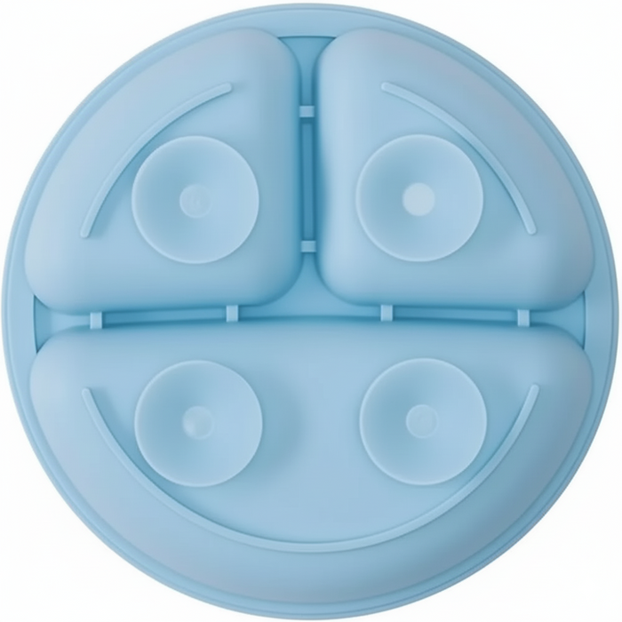 Buba Silicone Plate with Suction Cup - Blue - Preggy Plus