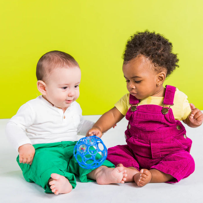 Bright Starts Oball Rattle Easy-Grasp Toy, Blue