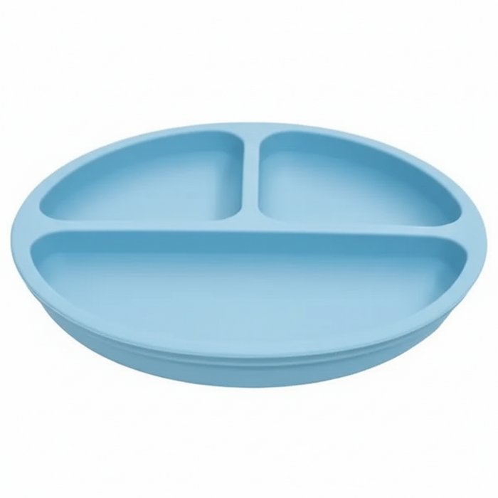 Buba Silicone Plate with Suction Cup - Blue - Preggy Plus