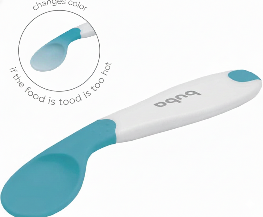 Buba 2-Pack Heat-Sensitive  Training Spoons - Blue - Preggy Plus