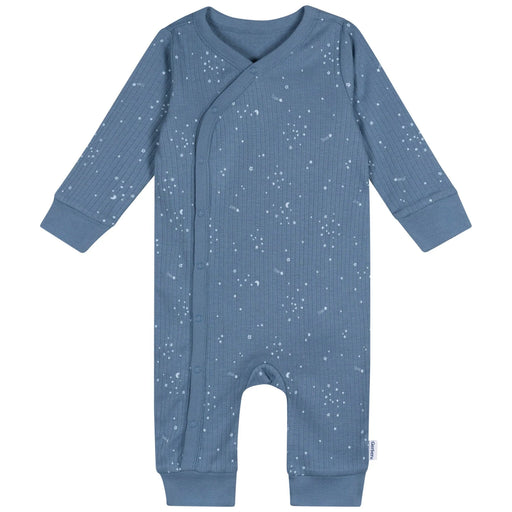 Gerber Baby Boys Blue Stars Footless Pajamas, Newborn (645315 B02 NB2) - Preggy Plus