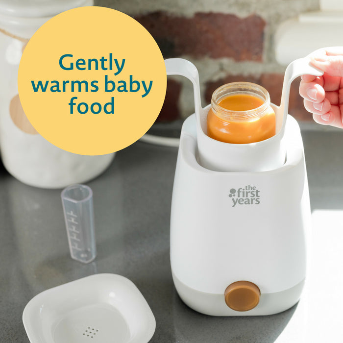 The First Years 2-in-1 Simple Serve Fast Baby Bottle Warmer and Sanitizer