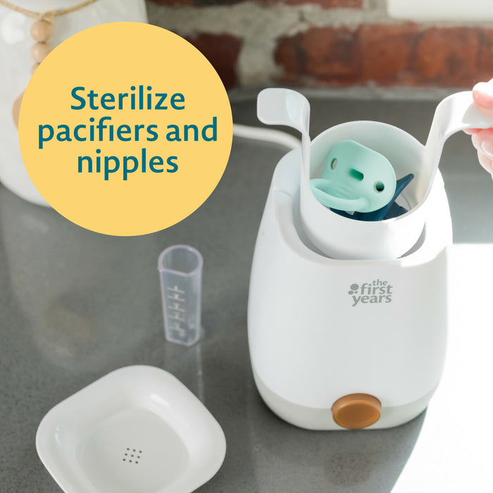 The First Years 2-in-1 Simple Serve Fast Baby Bottle Warmer and Sanitizer