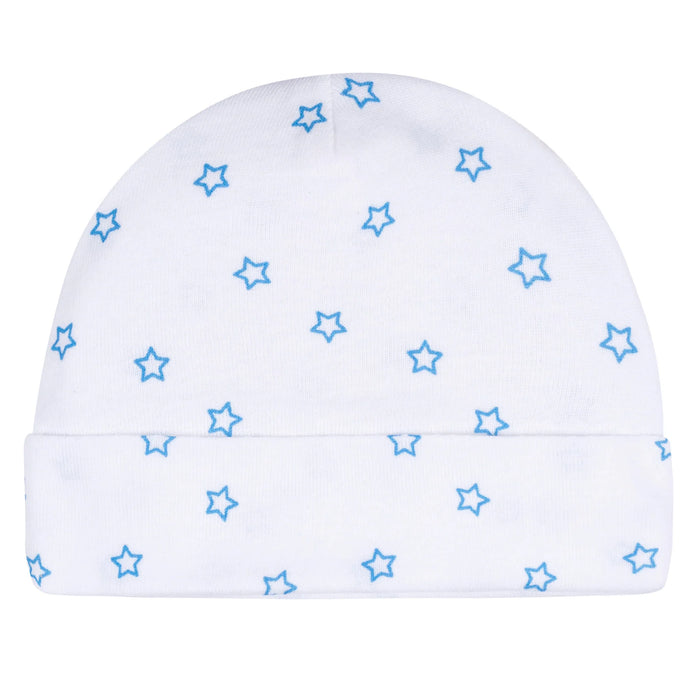 Gerber 2-Pack Baby Boys Boy Stars Caps (219302438 BOY NB5) - Preggy Plus
