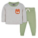 Gerber 2-Piece Baby & Toddler Boys Explore Long Sleeve Shirt & Jogger Pants Set, 12 Months (942206Y B02 12M) - Preggy Plus