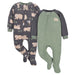 Gerber 2-Pack Baby & Toddler Boys Brown Bears Fleece Pajamas, 6 - 9 Months (552262Y B03 6/9) - Preggy Plus