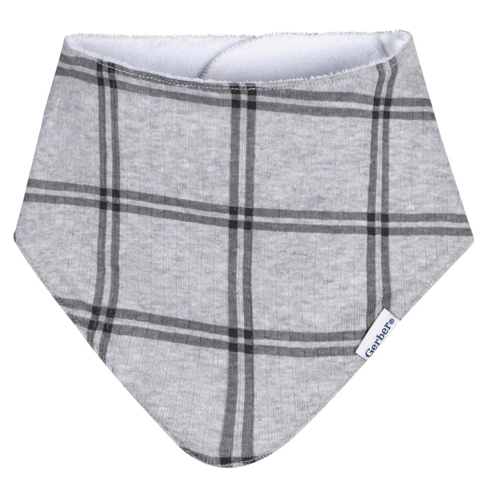 Gerber 3-Pack Baby Boys Buffalo Bandana Bib (645703 B01 OSZ) - Preggy Plus