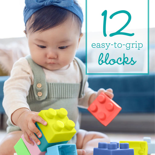 Infantino Super Soft 1st Building Blocks™ - 12 Piece Set - Preggy Plus