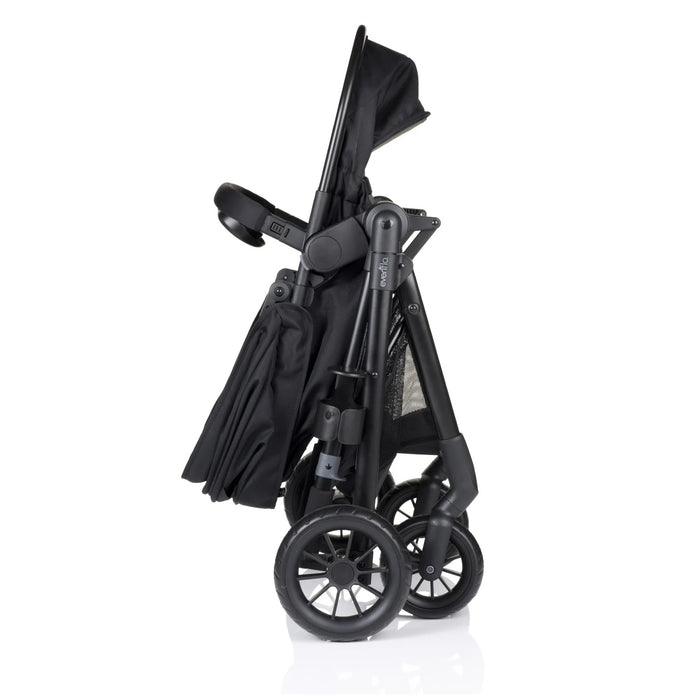 Evenflo Pivot Modular Travel System with LiteMax Infant Car Seat - Casual Gray - Preggy Plus