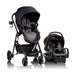 Evenflo Pivot Modular Travel System with LiteMax Infant Car Seat - Casual Gray - Preggy Plus