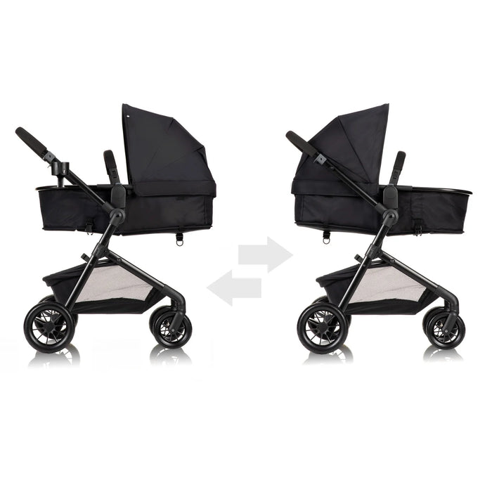 Evenflo Pivot Modular Travel System with LiteMax Infant Car Seat - Casual Gray - Preggy Plus