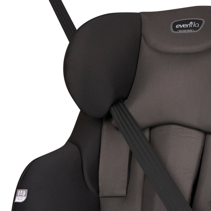 Evenflo Symphony Sport All-in-One Convertible Car Seat - Charcoal Shadow Black - Preggy Plus