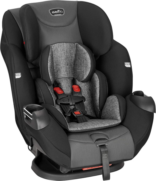 Evenflo Symphony Sport All-in-One Convertible Car Seat - Charcoal Shadow Black - Preggy Plus