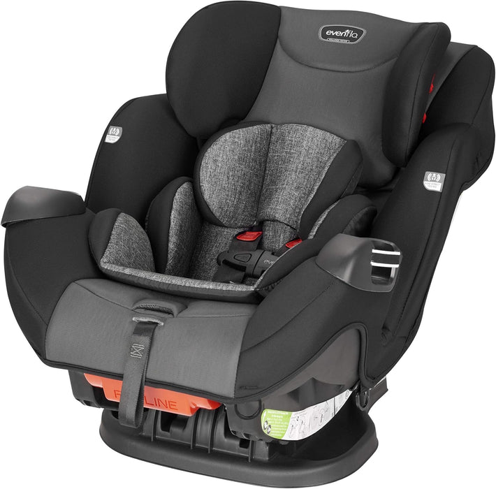 Evenflo Symphony Sport All-in-One Convertible Car Seat - Charcoal Shadow Black - Preggy Plus