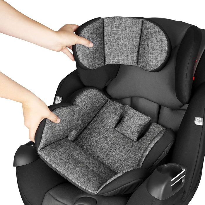 Evenflo Symphony Sport All-in-One Convertible Car Seat - Charcoal Shadow Black - Preggy Plus