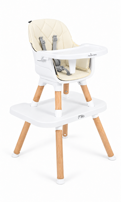 Premium Baby Mila 6 in 1 Convertible High Chair - Beige