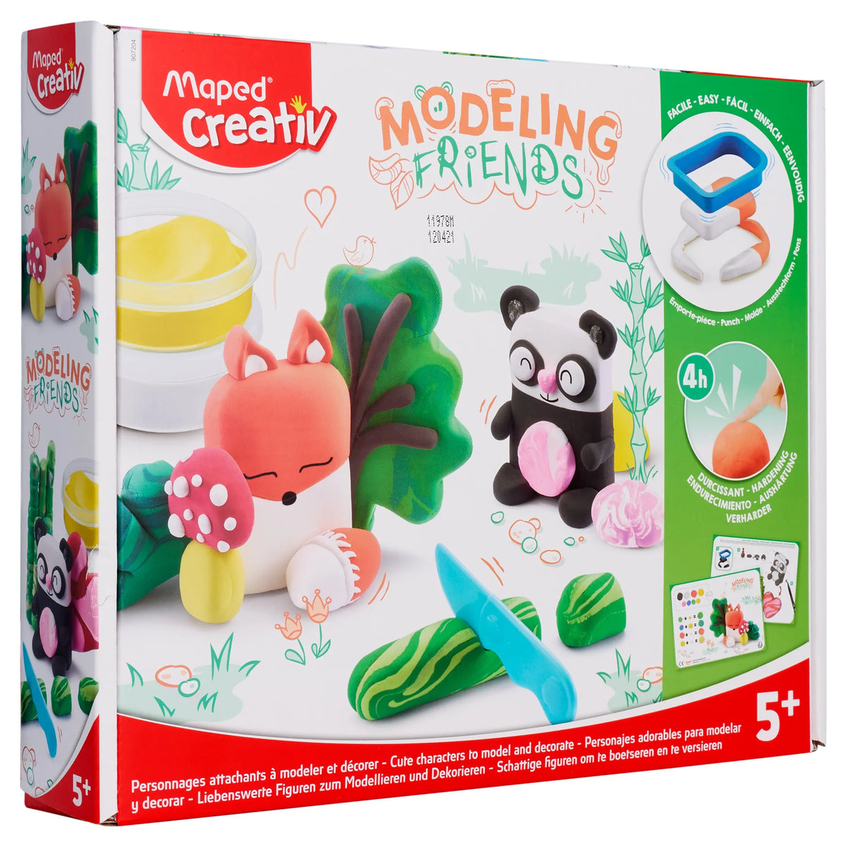 Maped Creativ Modelling Friends Set Panda/Fox - Cute — Preggy Plus