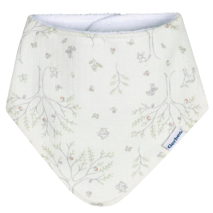 Gerber 3-Pack Baby Girls Deer Bandana Bib (645703 G02 OSZ) - Preggy Plus