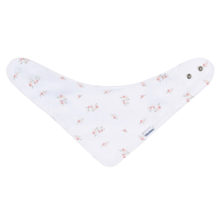 Gerber 3-Pack Baby Girls Deer Bandana Bib (645703 G02 OSZ) - Preggy Plus