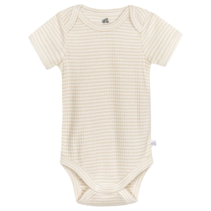 Gerber 3-Pack Baby Boys Desert Cactus Short Sleeve Bodysuits, 6 - 9 Months (1374431DA B01 6/9) - Preggy Plus