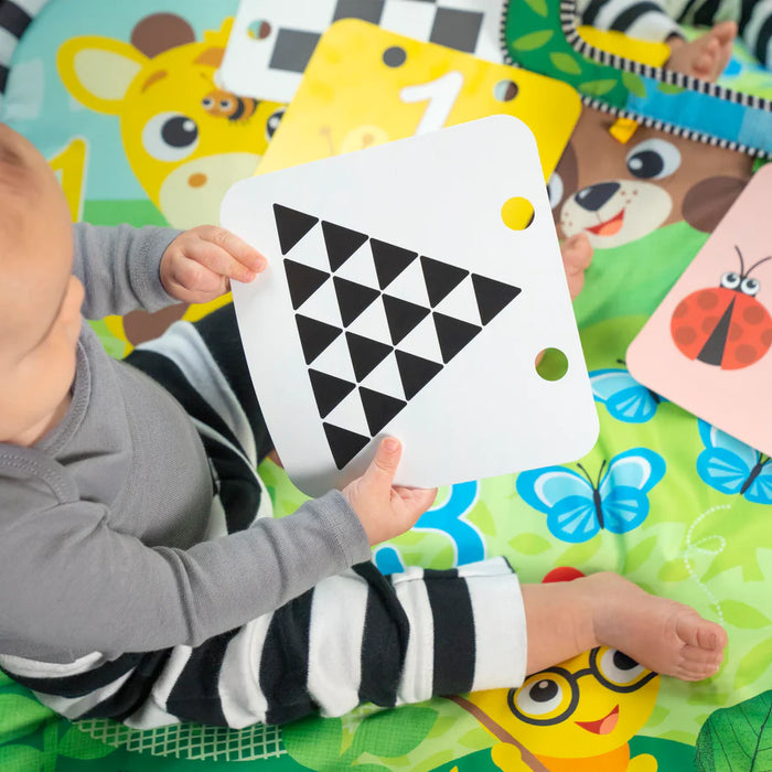 Baby Einstein Discovery Garden Tummy Time Mat & Mirror