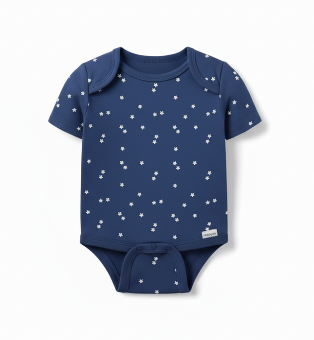 Gerber 2-Pack Baby Boys Build Your Dreams Short Sleeve Onesies® Bodysuits, 12 Months (625296 B02 NB5 12M) - Preggy Plus