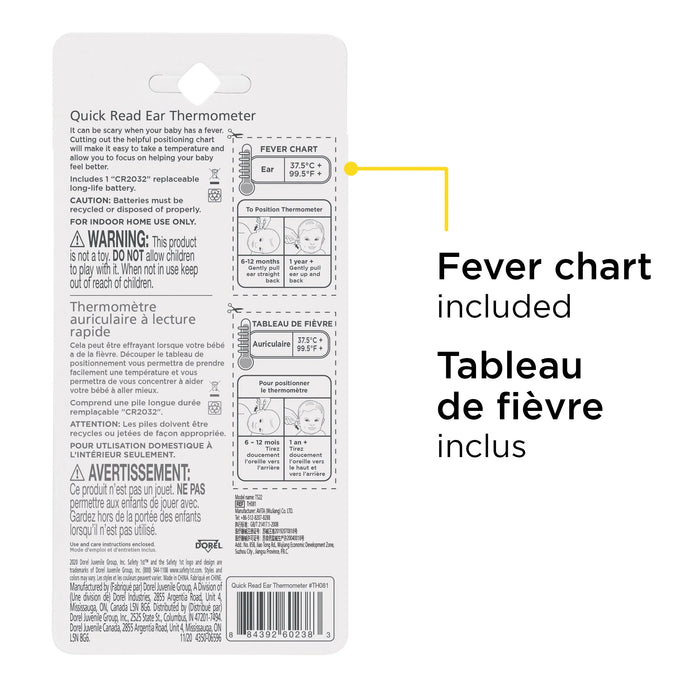 Safety 1st Quick Read Ear Thermometer - Preggy Plus
