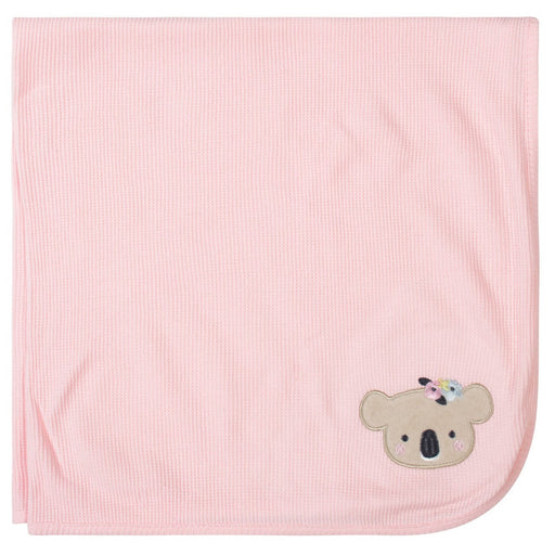 Gerber Baby Girl 2PK Thermal Blanket, Floral Koala (1356321DA G02 OSZ) - Preggy Plus