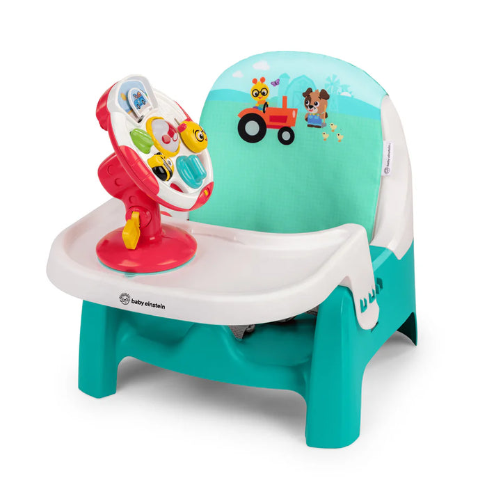 Baby Einstein Farm Explorers Snack & Steer Learn-to-Dine Feeding Seat