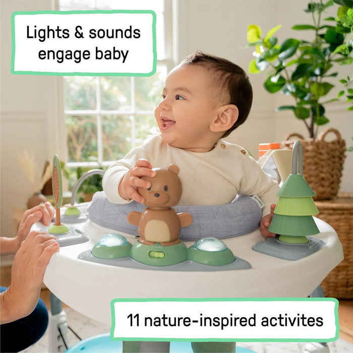 Ingenuity Spring & Sprout 2-in-1 Activity Jumper & Table - First Forest