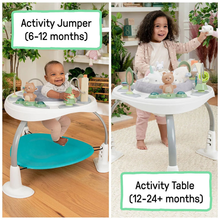 Ingenuity Spring & Sprout 2-in-1 Activity Jumper & Table - First Forest