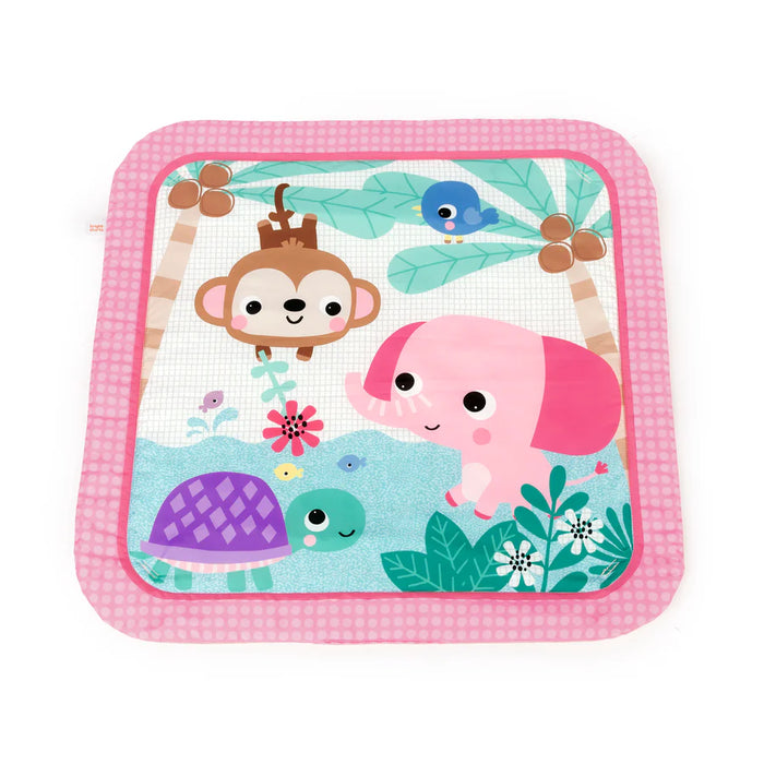 Bright Starts Floral Safari Activity Gym & Play Mat