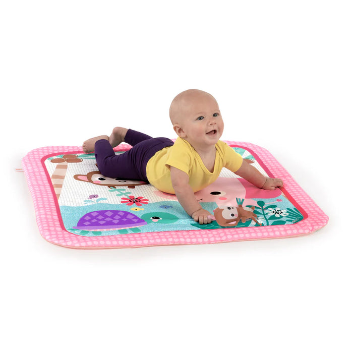 Bright Starts Floral Safari Activity Gym & Play Mat