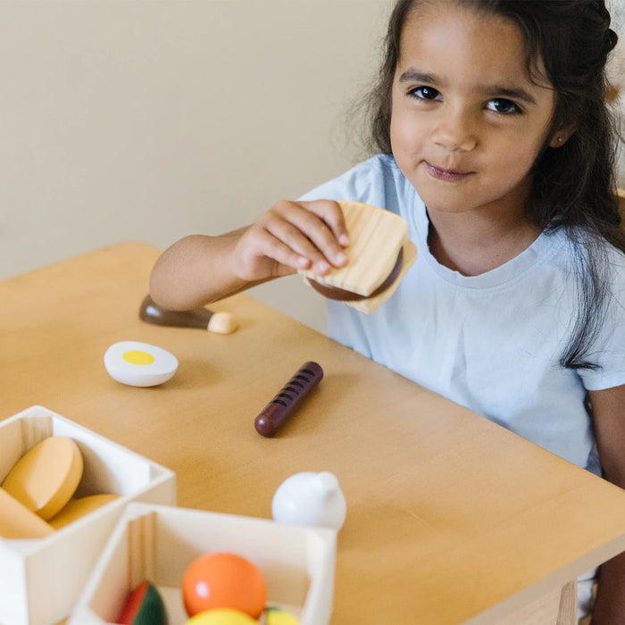 Melissa & Doug Food Groups - Wooden Play Food