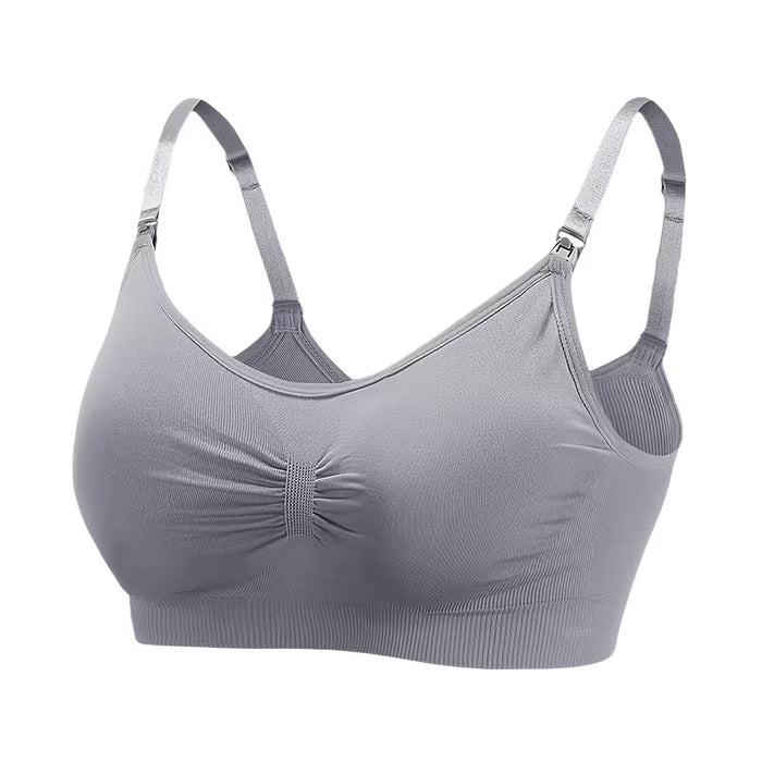 The ComfortFit Nursing Bra - Grey/Large