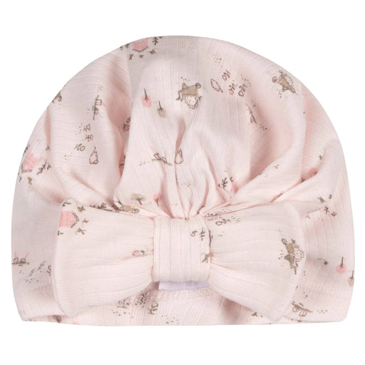 Gerber 4-Piece Baby Girls Garden Cap and Mitten Set, 0-6 Months (646023 G01 0-6M) - Preggy Plus