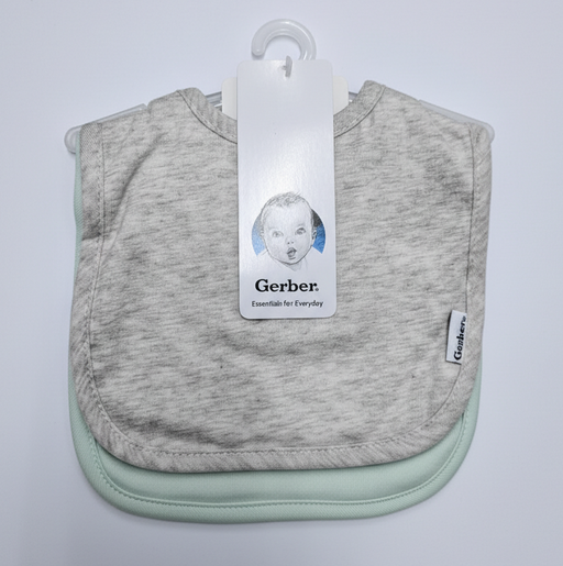 Gerber 2-Pack Baby Neutral Bibs (624552 N01 OSZ) - Preggy Plus