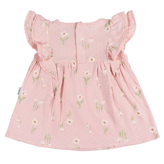 Gerber 2-Piece Baby Girls Dress & Diaper Cover Set, 18 Months (433397 G04 INF 18M)
